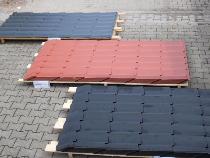 Dakpanplaten dakplaten dakpannen damwandplaten in 5 kleuren