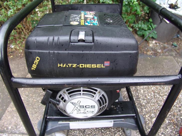 Diesel Hatz 1B30 motor/generator, ruilen voor gx390 mogelijk