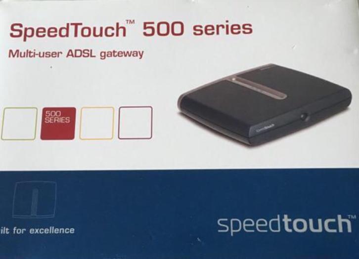 SpeedTouch. Multi-user ADSL gateway. Zgan. Zo goed als nieuw