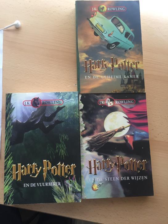 3 harry Potter boeken