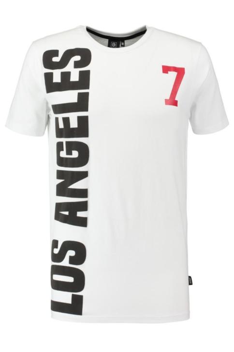 CoolCat T-shirt Esevenla Wit voor Mannen - Maat: M