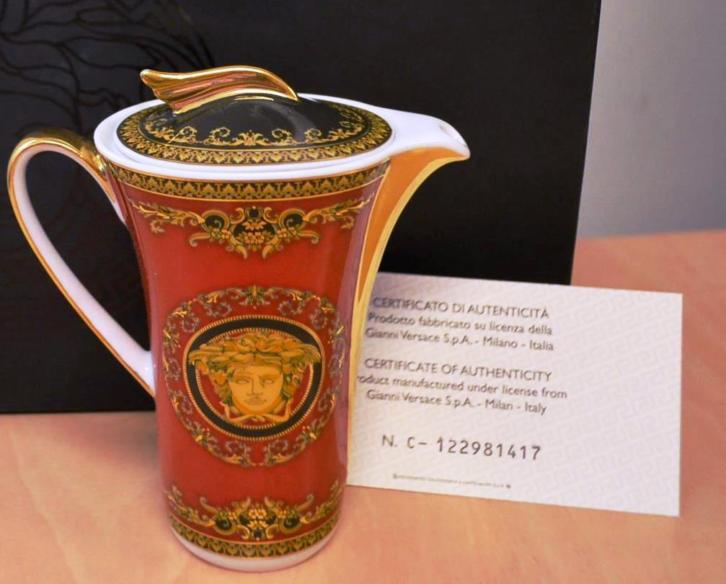 Versace Rosenthal - Koffiepot Miniatuur MEDUSA
