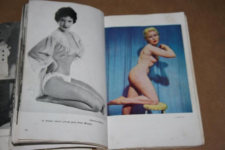 Zeldzaam fotoboekje - Pinup girls e.d. - Circa 1950 !!