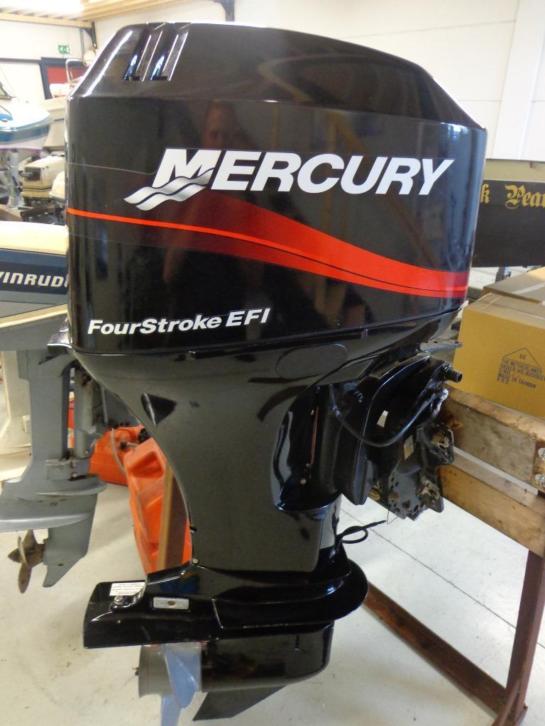 Mercury 40 EFI 80 draaiuren e-start en trim 2 jaar garantie