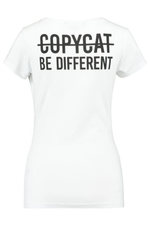 CoolCat T-shirt Ecopycat Wit voor Dames - Maat: XL