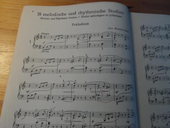 Rowley - 30 Melodie and Rhythmic Studies Op. 42