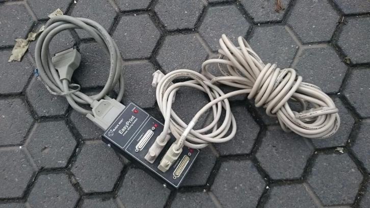 Easy switch voor printers incl lange kabel
