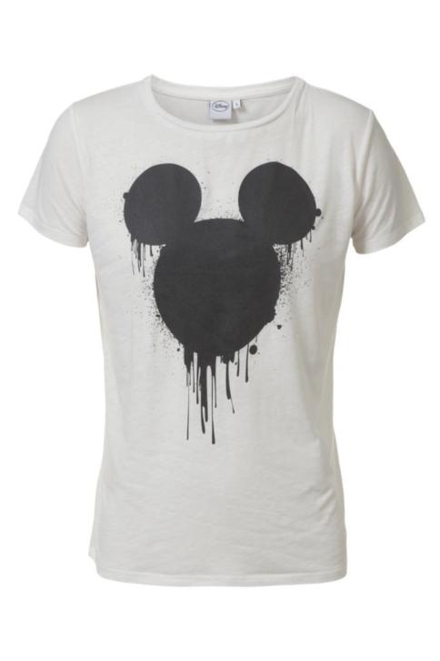 CoolCat T-shirt met Mickey Mouse print Wit voor Dames -