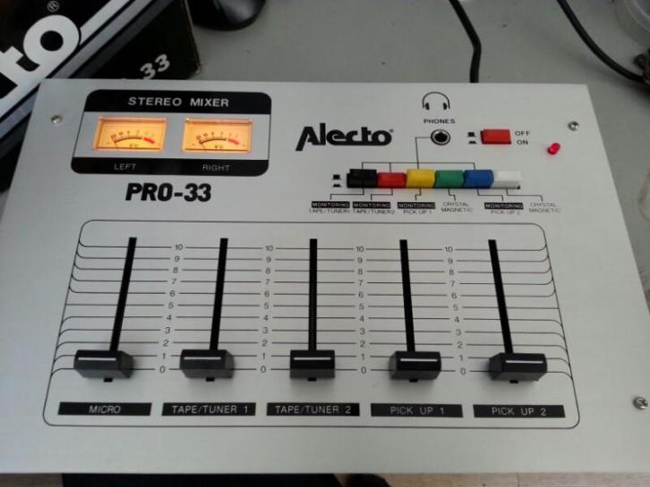Splinternieuw Alecto PRO-33 mengpaneel!