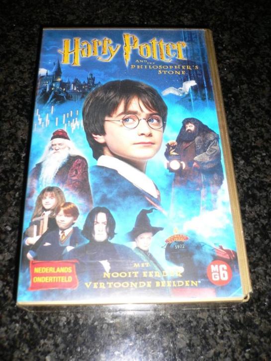 Videoband Harry Potter en de Steen der wijzen NIEUW