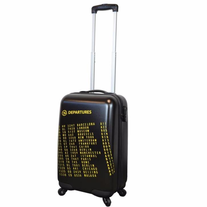 Norländer Design Handbagage Koffer Departure print