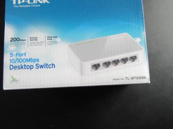 TP-LINK 5-port 10/100mbps desktop switch TL-SF1005D