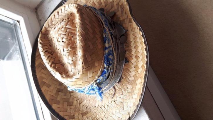 Rieten cowboy hoed nieuw! Ibiza style