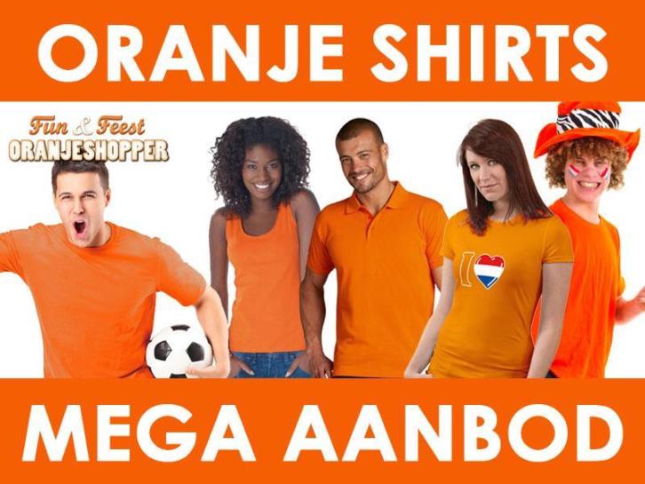 Oranje shirts, tanktops & singlets - Oranjeshopper.nl