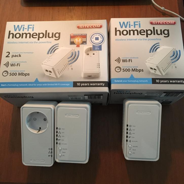 Sitecom WiFi Homeplug 3 stuks