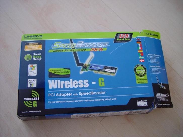 Linksys WMP54GS-EU WirelessG modem pci interface