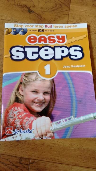 Easy steps deel 1, lesboek voor dwarsfluit
