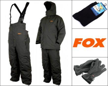 OP=OP! Fox Carp Winter Suit + Fleece handschoenen +