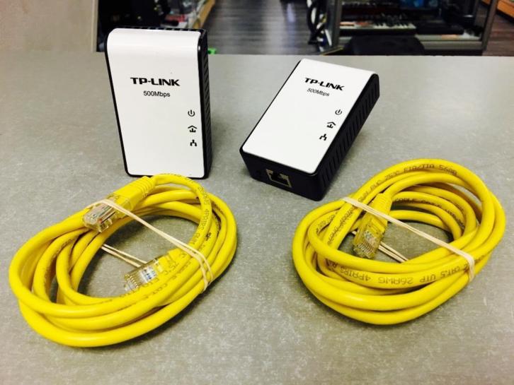TP-Link AV500 Mini Powerline Adapter Starter Kit + UTP-kabel