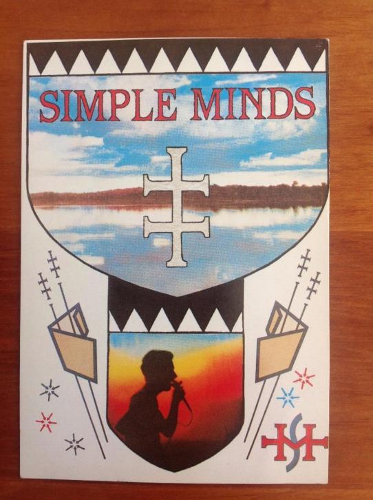 Simple Minds ansichtkaarten o.a. Street Fighting Years