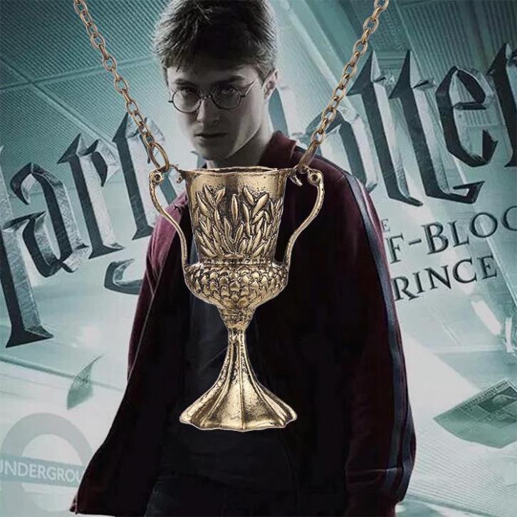 Prachtig Harry Potter Hufflepuff Cup Koperen Ketting