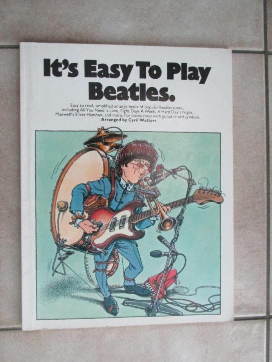 Beatles: It's Easy To Play; 1977, Songteksten en Noten
