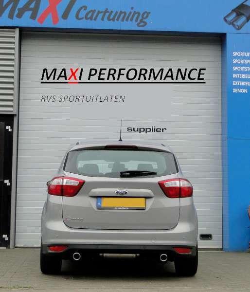 RVS Sportuitlaat Uitlaat voor S-Max 2.0 145 Flex Fuel