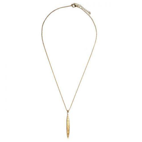 Oval Bar Gold Necklace - Kettingen