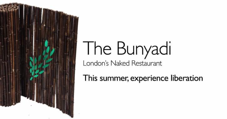 Bynyadi naaktrestaurant Londen tafel voor 2
