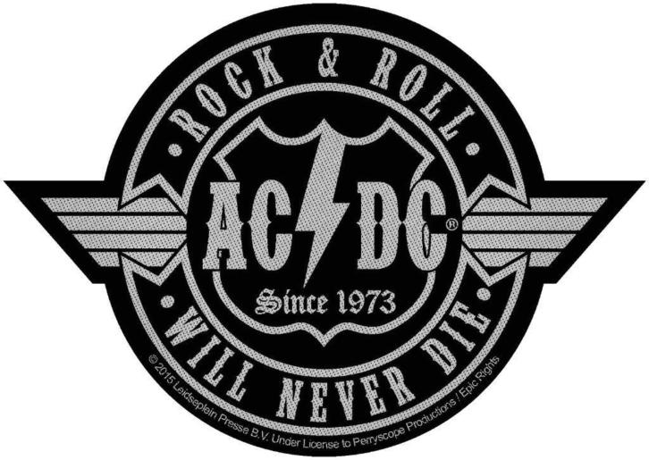 Ac/dc since 1973 patch 87 nieuw opnaaiembleem 7 x 10