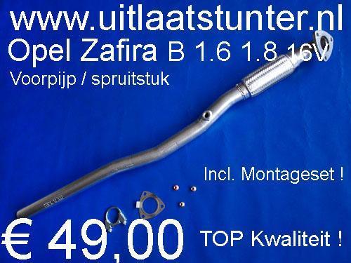 Voorpijp Opel Zafira B 1.6 1.8 € 49,00 Voorraad