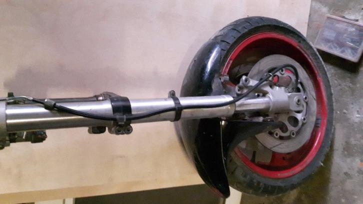 upside down suzuki gsxr 1100w + wielen