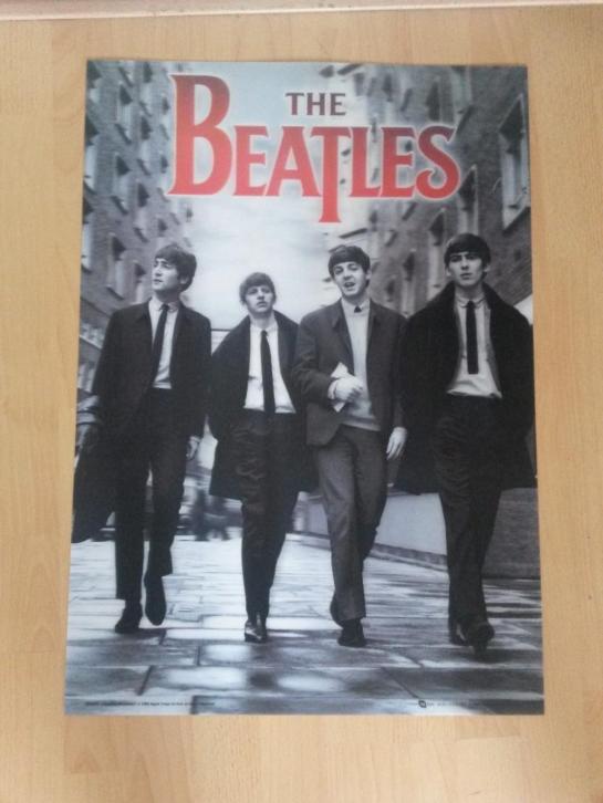 Originele 3D poster van de Beatles!