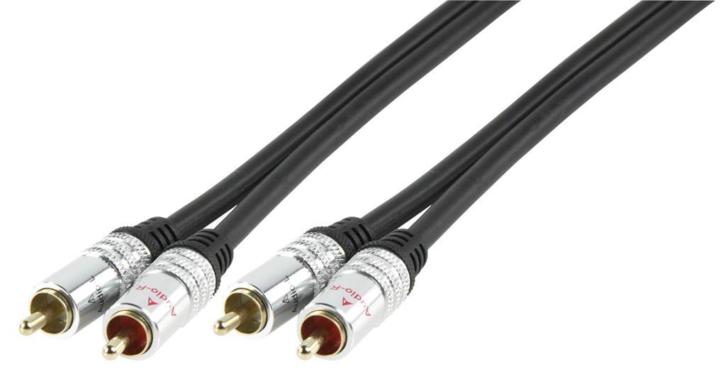 Audio kabel 2x RCA mannelijk - 2x RCA mannelijk 10,0 m
