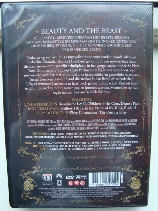 Beauty and the Beast - Seizoen 1 deel 1- nieuw in seal