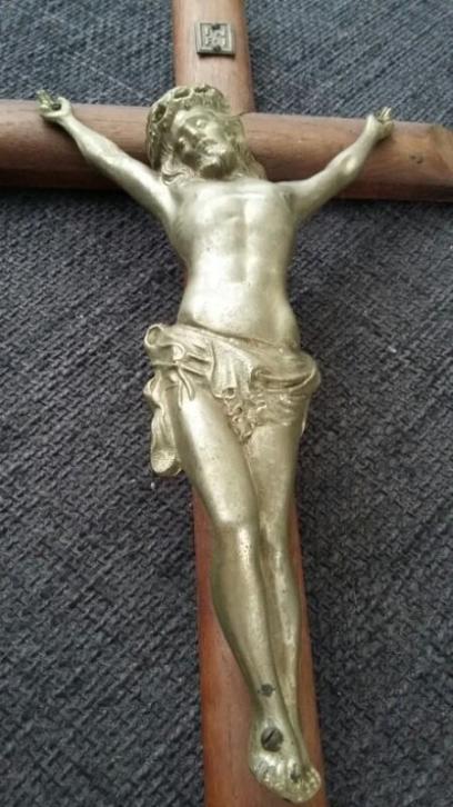 jezus aan hout kruis