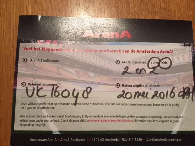 Amsterdam Arena Stadion Tour