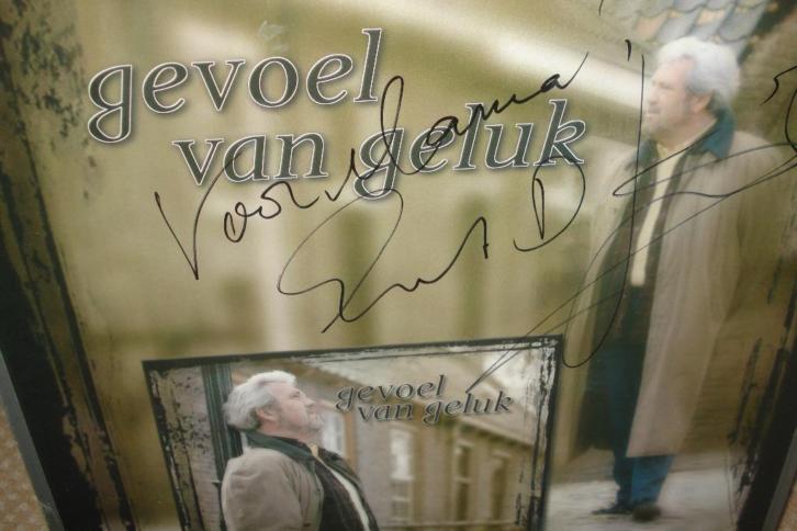 Poster met handtekening van Ernst daniel smid