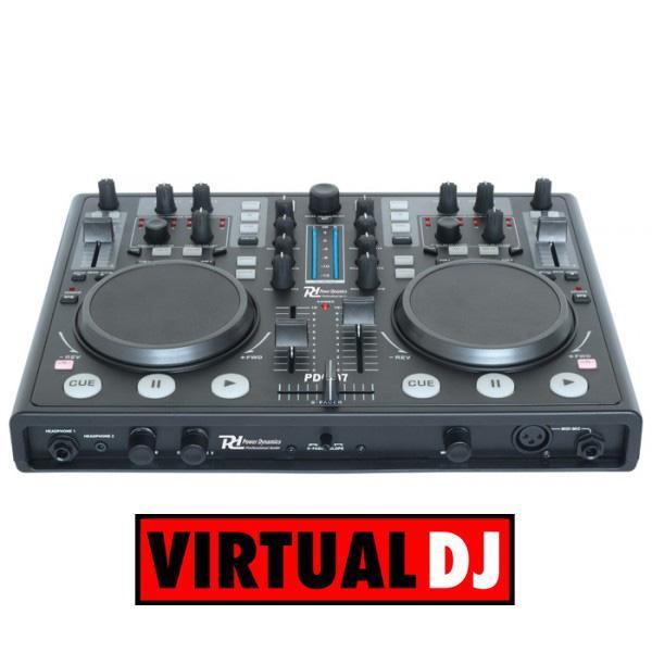 Power Dynamics PDC-07 DJ MIDI controller met geluidskaart &