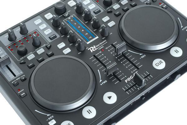 Power Dynamics PDC-07 DJ MIDI controller met geluidskaart &