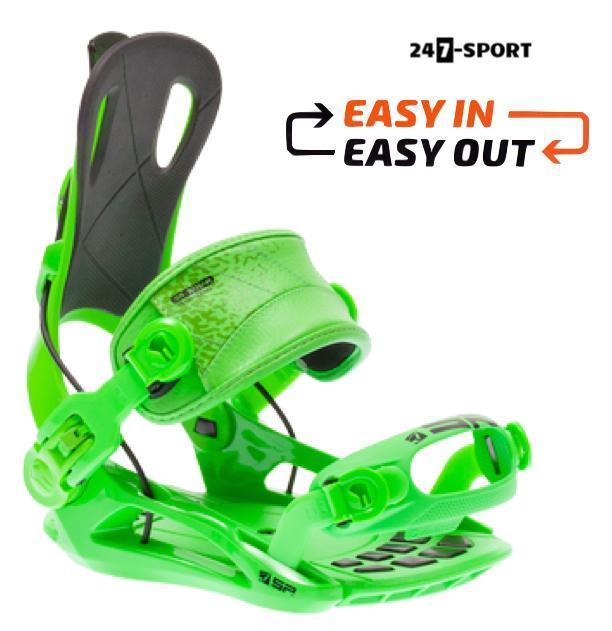 Fastec snowboardbindingen. Easy in - Easy out 89.99
