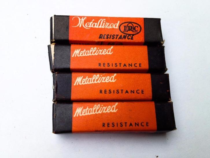 IRC Metallized Resistance NOS (1933) 5x verschillende waarde
