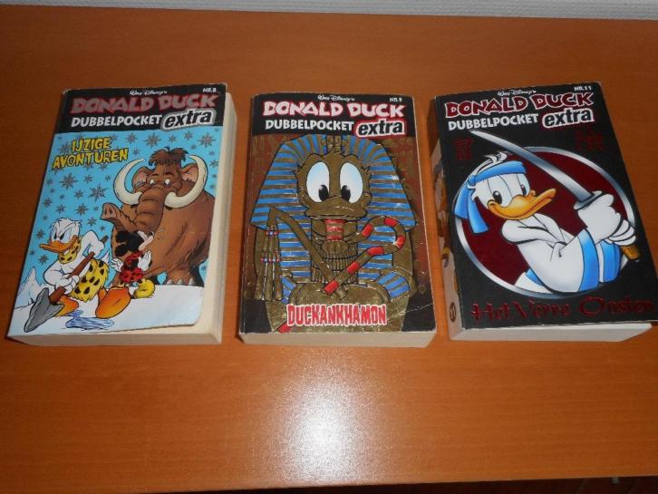 Donald Duck dubbelpocket en dubbelpockets extra