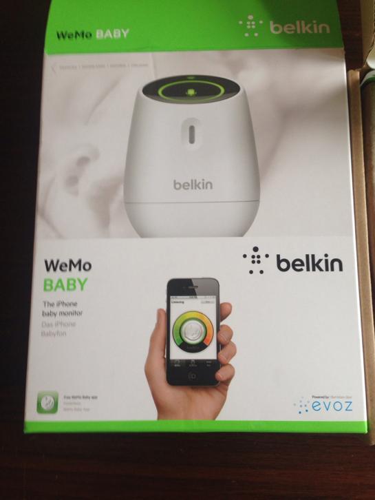 Belkin WeMo Baby iPhone babyfoon babyphone