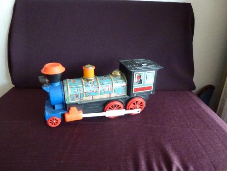 Locomotief trein blikken speelgoed