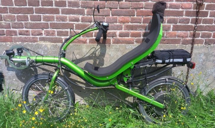 Groene Fuenda (Challenge) E-bike (ook voor kleine mensen)