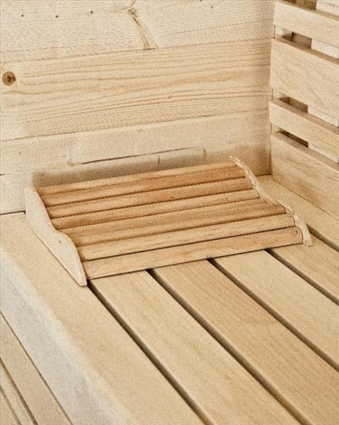 Ergonomische rugsteun | sauna 1236