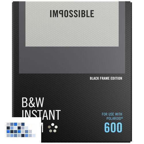Impossible B&W Film für 600 Black Frame NEU