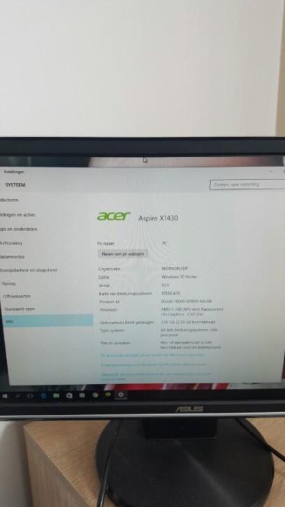 Acer Aspire X1430 windows 10 64 bit