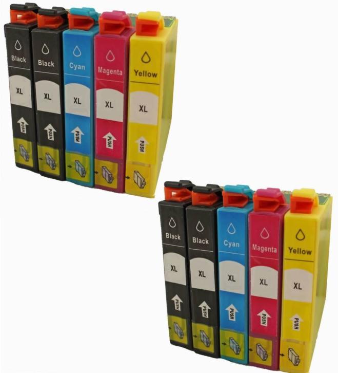 huismerk Set 10x inkt cartridgen voor Epson 16XL
